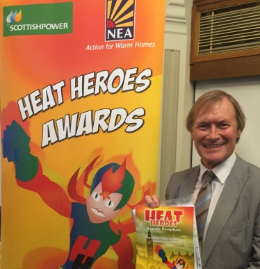 Sir David attends awards for Heat Heroes